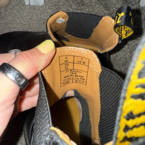 Dr. Martens Black Leather Boots - Picture 4 of 4